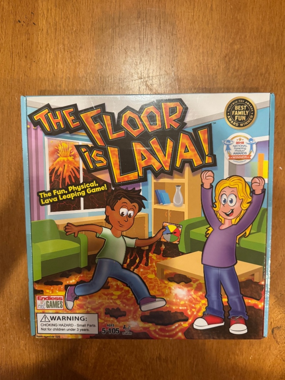 The Floor Is Lava! Game by Endless Games | Family Party Game Turn any room into